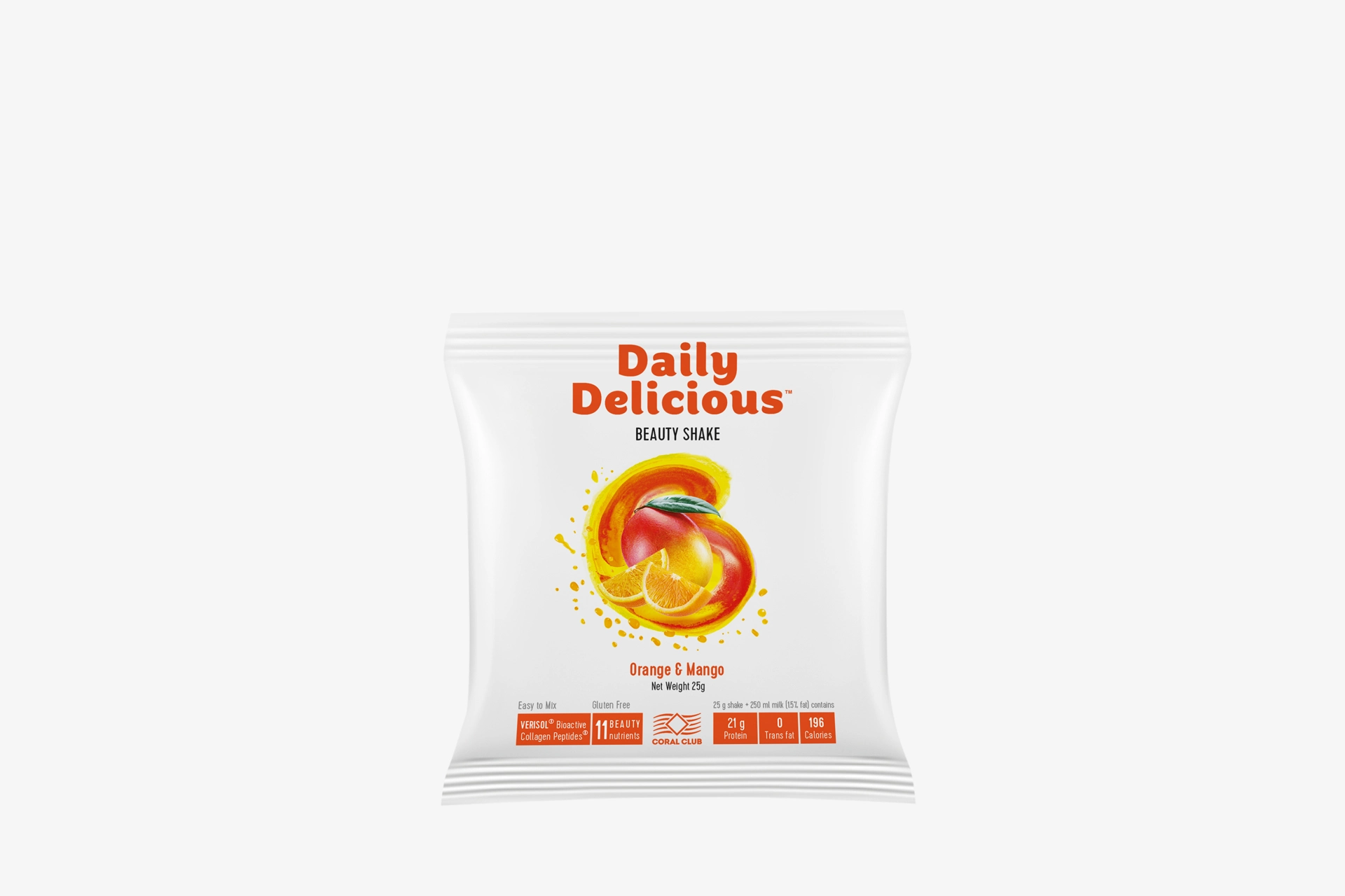 Daily Delicious Beauty Shake mango ja apelsini  (213800)