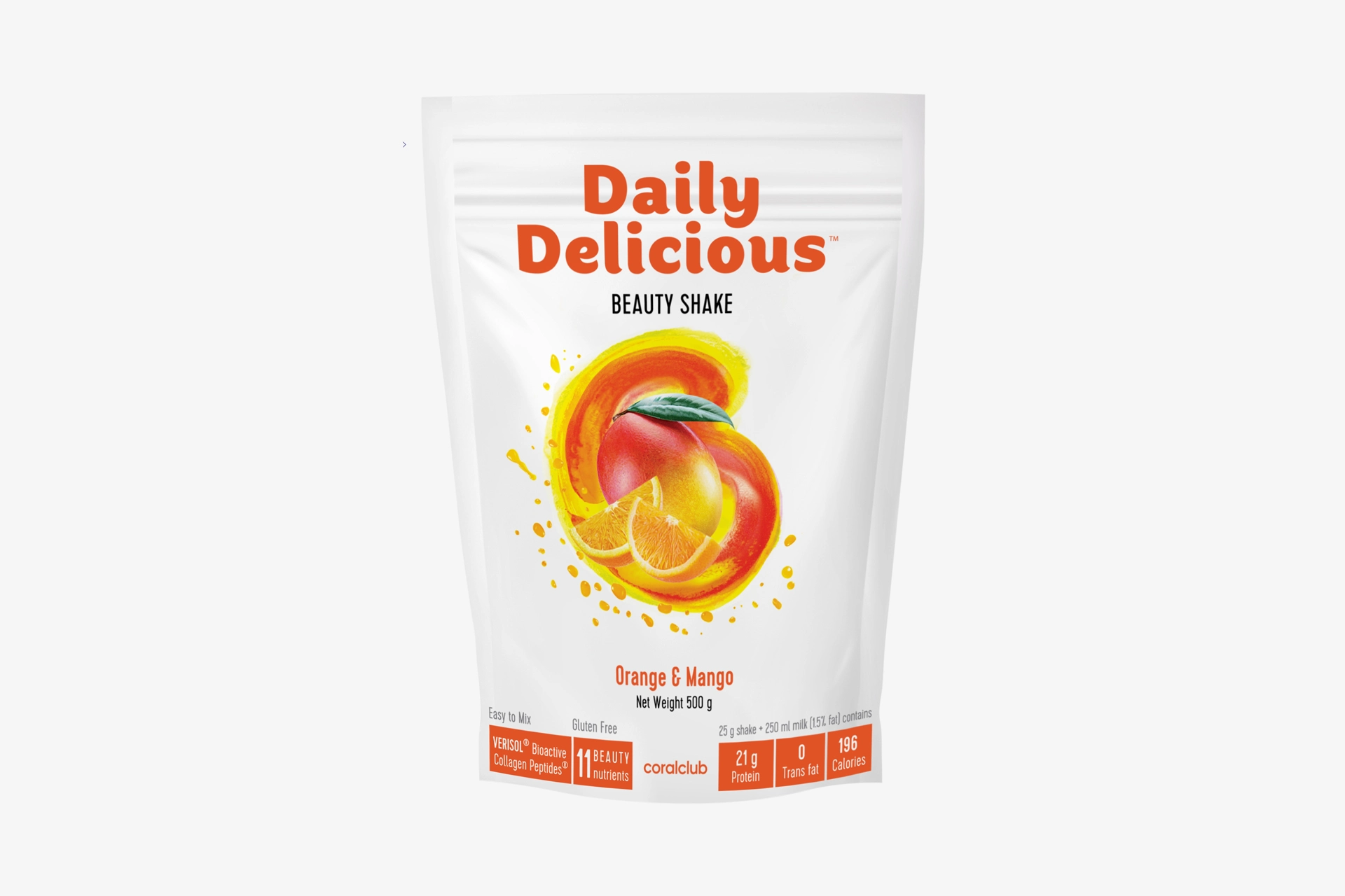 Daily Delicious Beauty Shake mango ja apelsini  (211800)