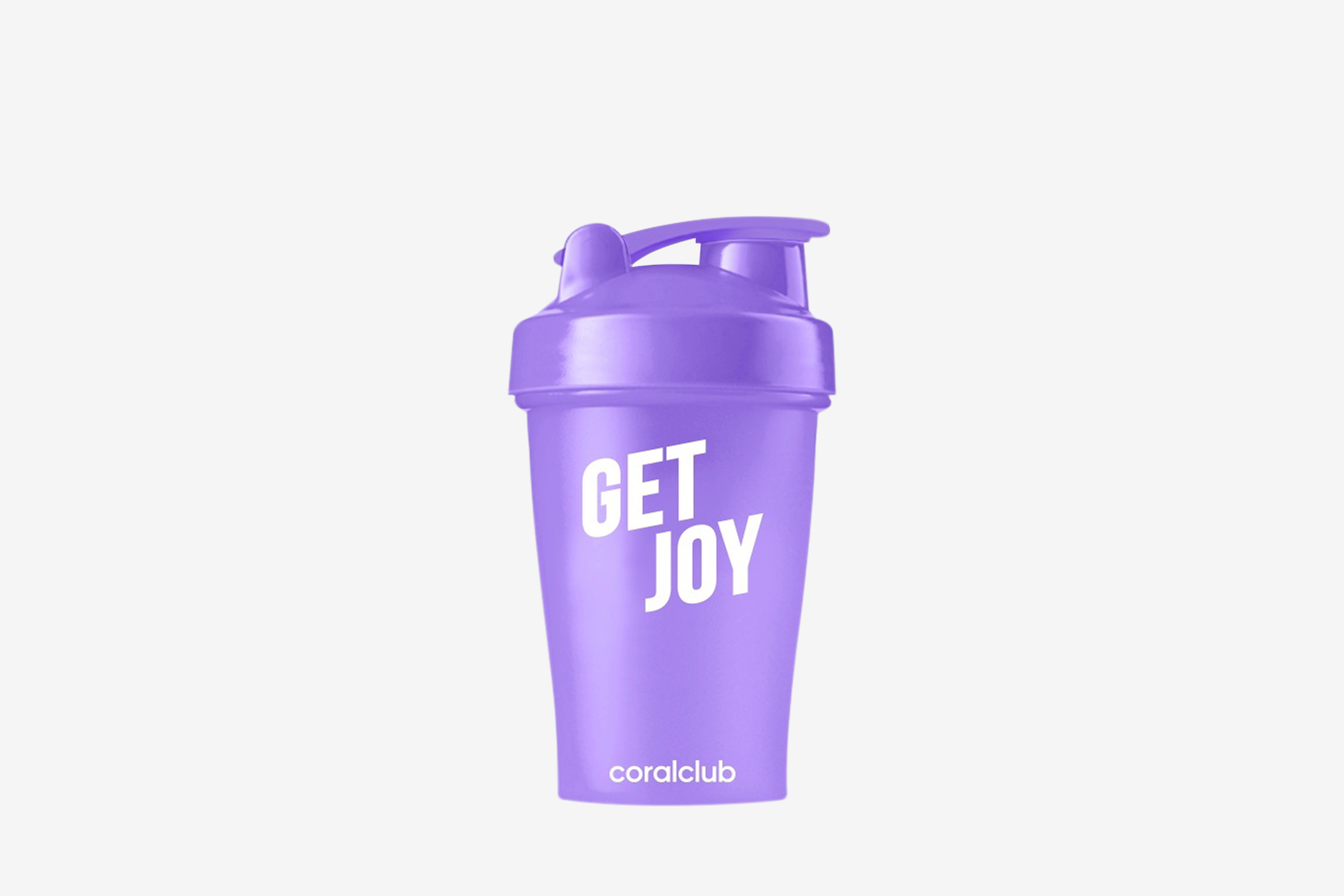 Sheiker Coral Club Get joy 400 ml, lavendel