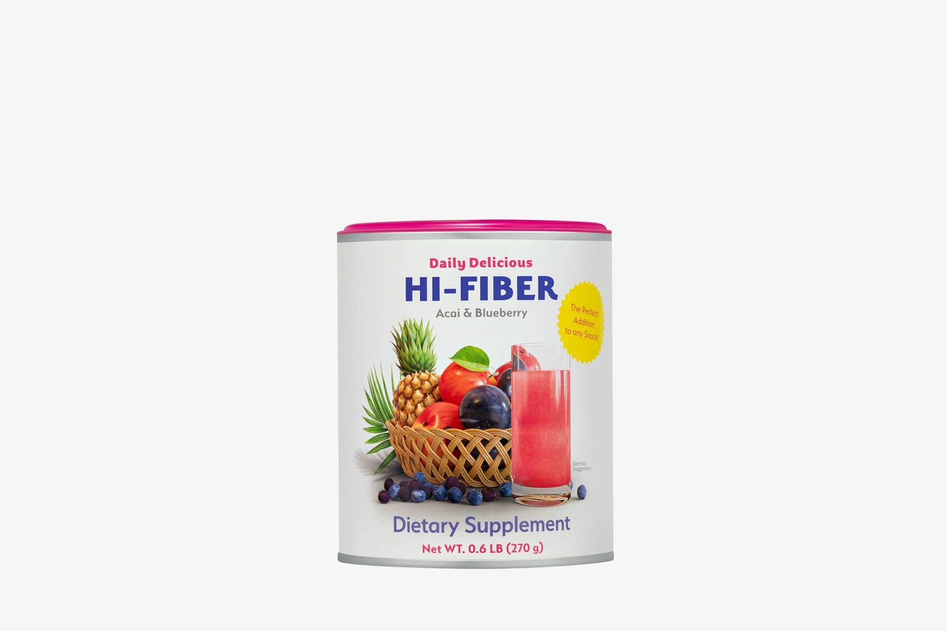 Daily Delicious Hi-Fiber assai-mustika pulber